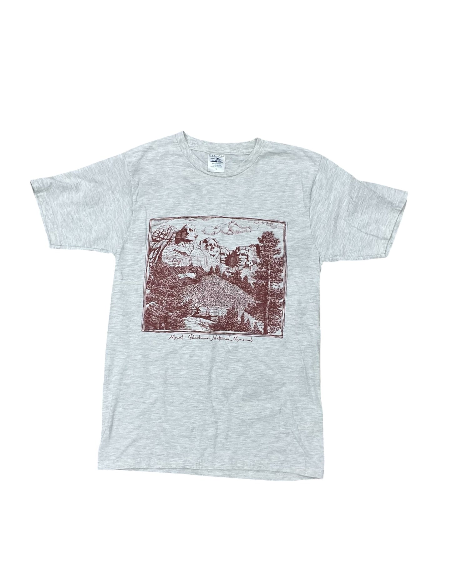 Top Ss By Clothes Mentor In Grey & White, Size:S