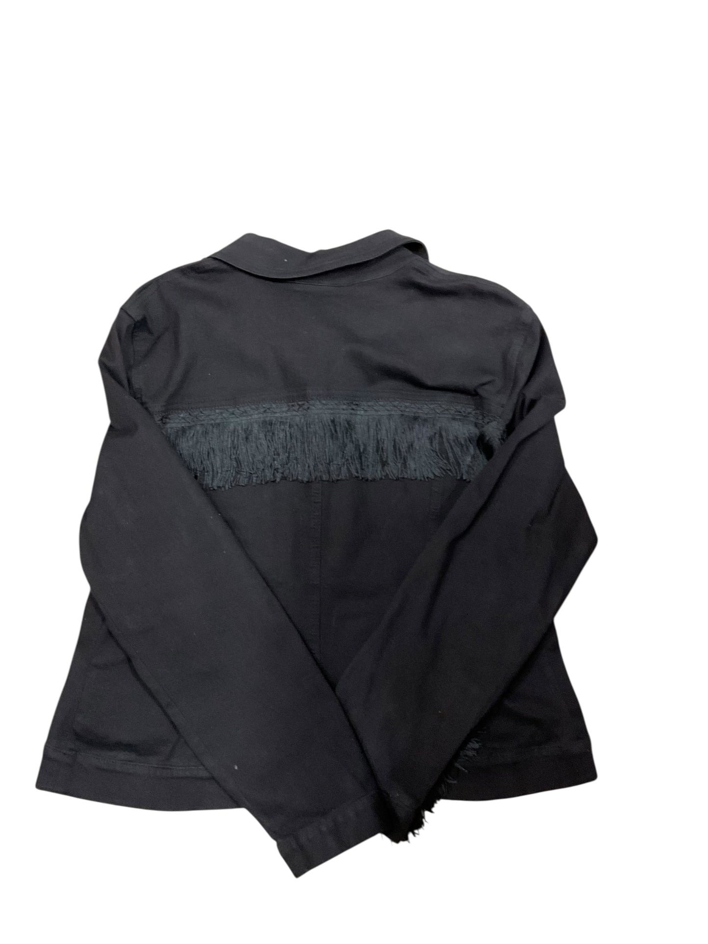 Jacket Denim By International Concepts In Black Denim, Size:Xl