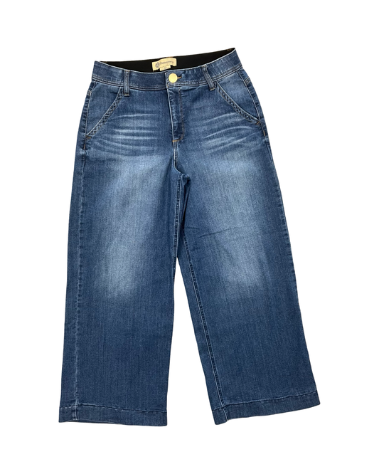 Jeans Wide Leg By Democracy In Blue Denim, Size:10