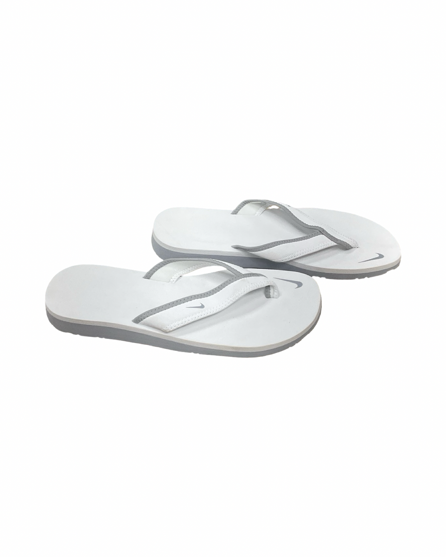 Sandals Flip Flops By Nike In White, Size:8