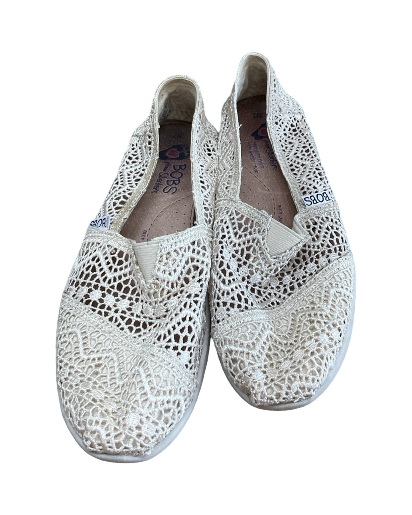 Shoes Flats By Bobs In Cream, Size:7