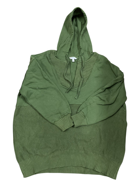 Sweatshirt Hoodie By Time And Tru In Green, Size:2X