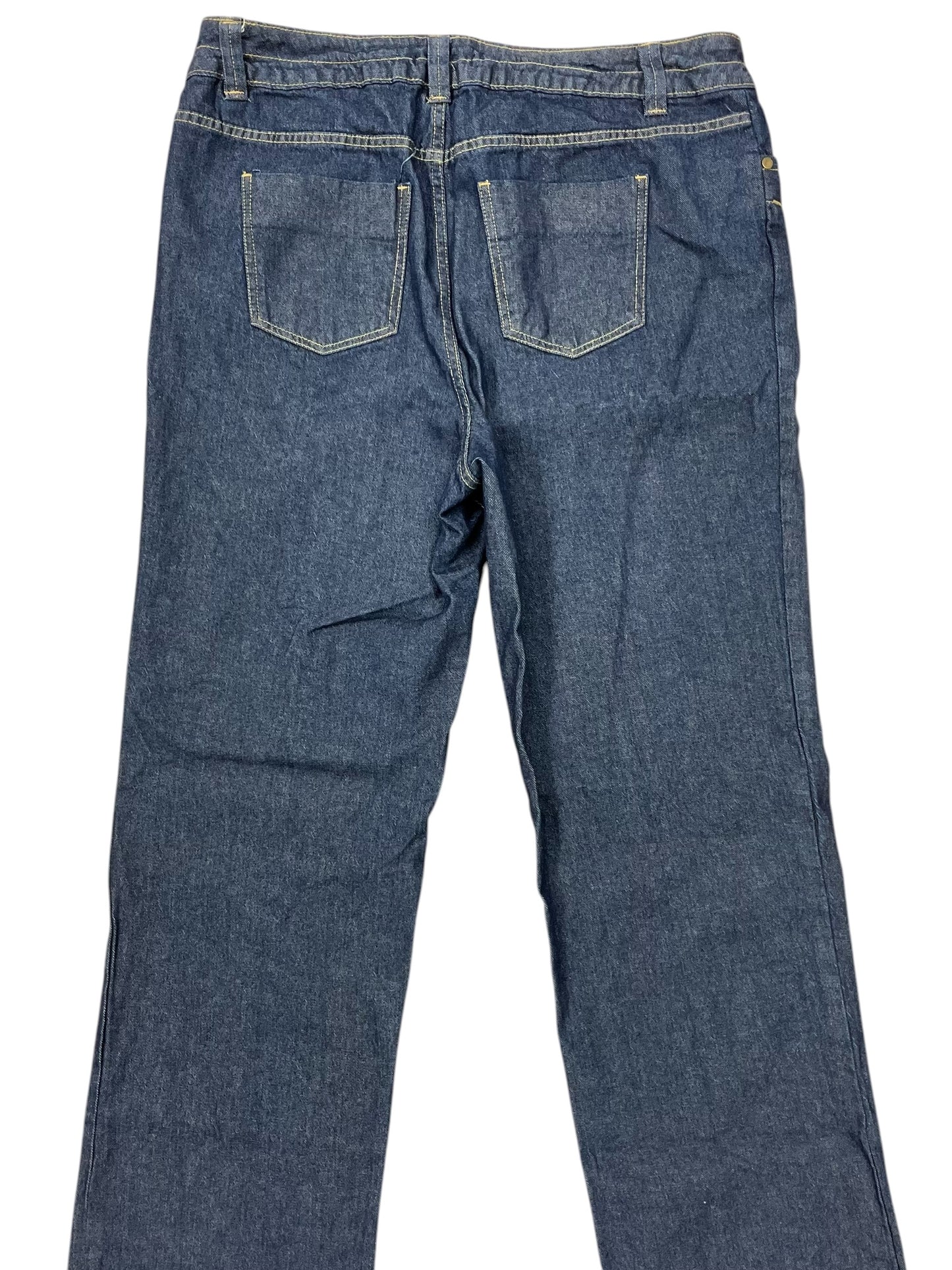 Jeans Straight By Woman Within In Blue Denim, Size:16L