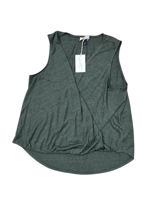 Top Sleeveless By Universal Thread In Green, Size:1X