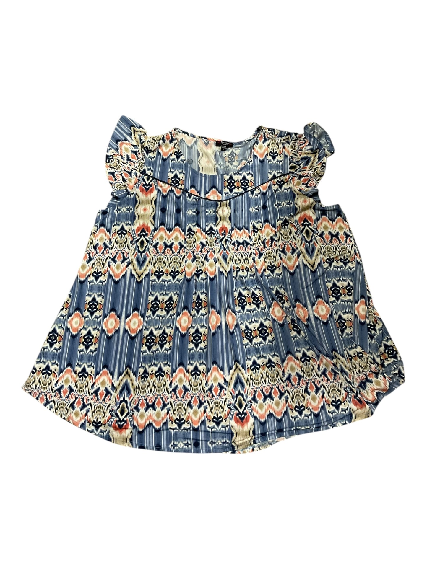 Top Ss By Cocomo In Blue, Size:3X