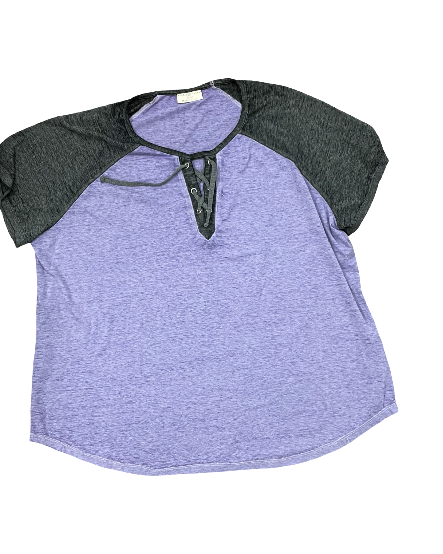 Top Ss By Bobbie Brooks In Purple, Size:3X