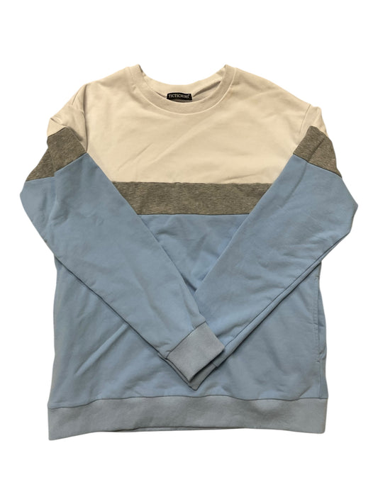 Sweatshirt Crewneck By Clothes Mentor In Blue, Size:M