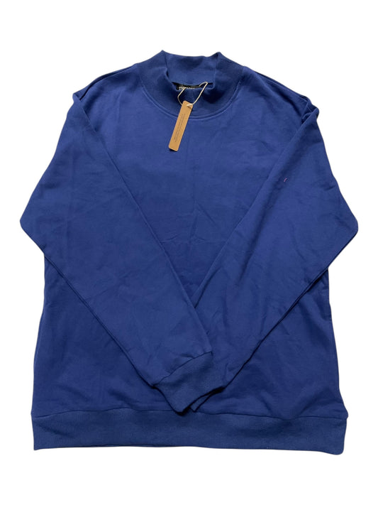 Sweatshirt Crewneck By Clothes Mentor In Navy, Size:M