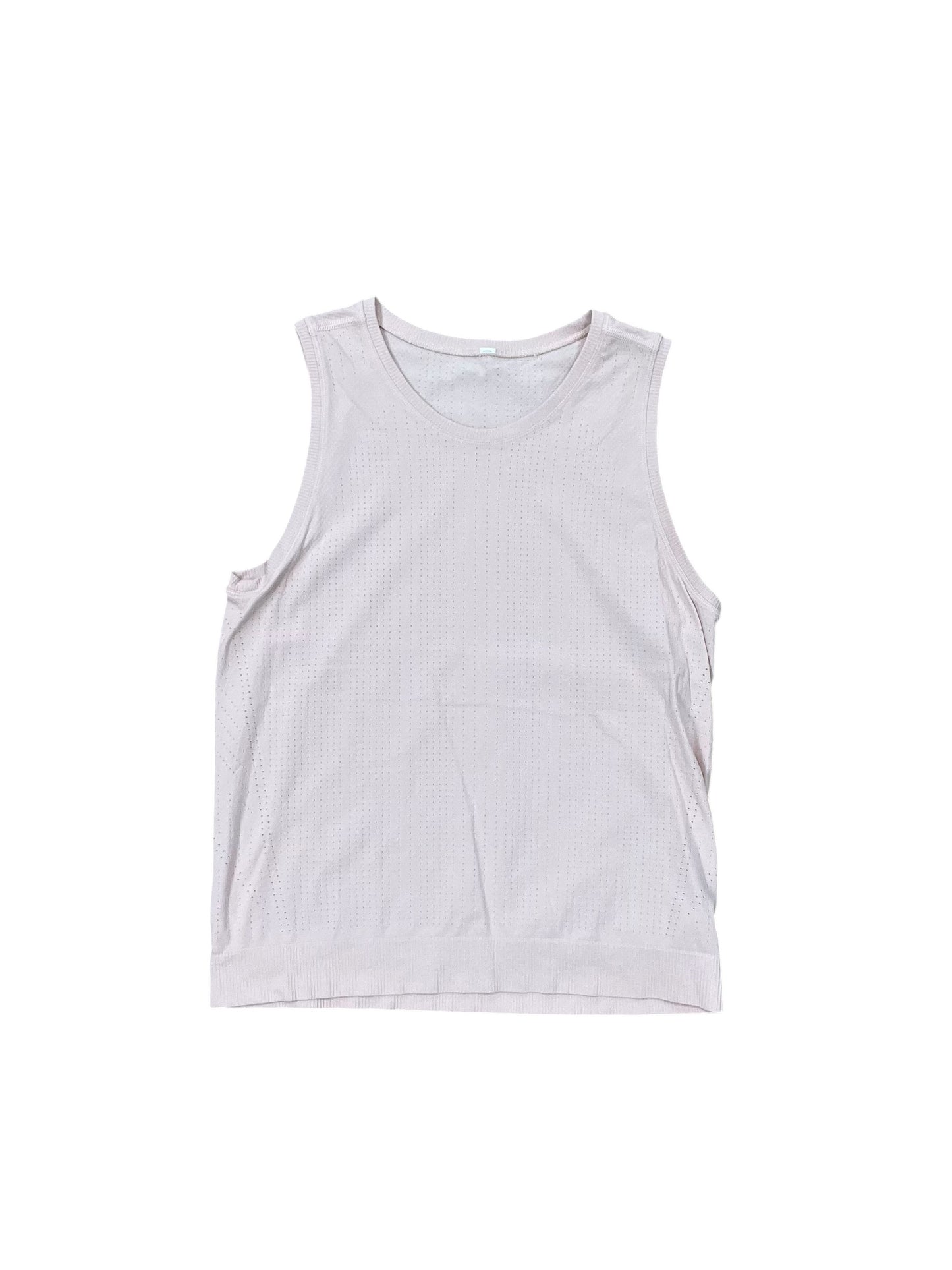 Athletic Tank Top By Lululemon In Pink, Size:M