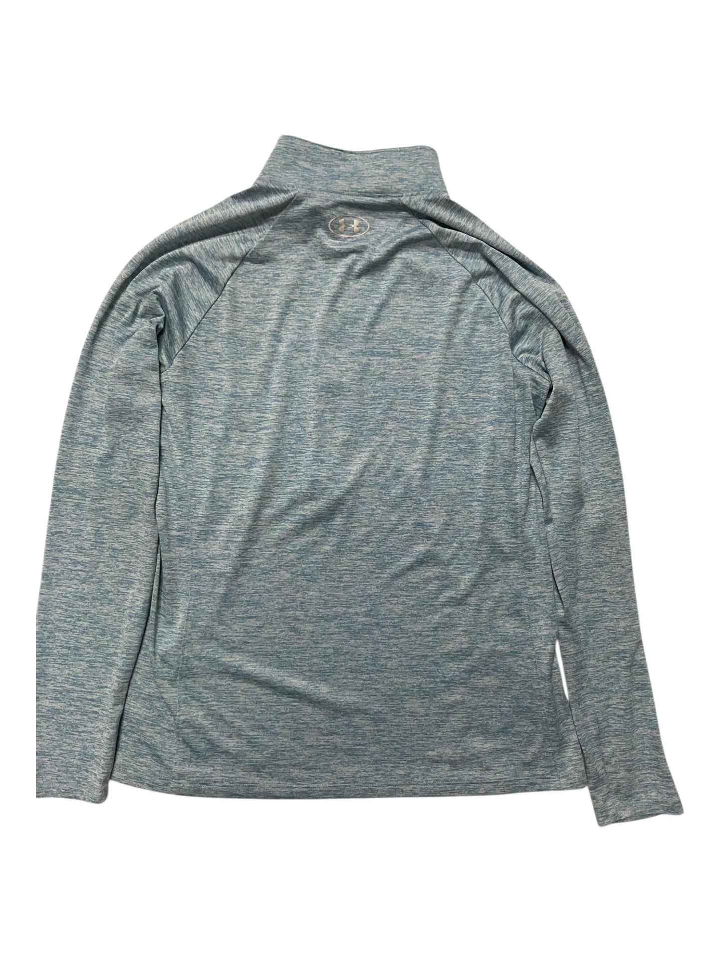 Athletic Top Ls Collar By Under Armour In Blue, Size:L