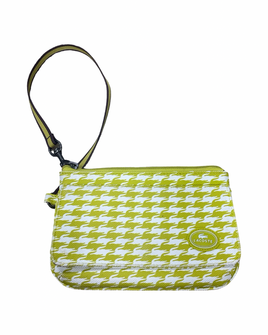 Wristlet By Lacoste In Green & White, Size:Small