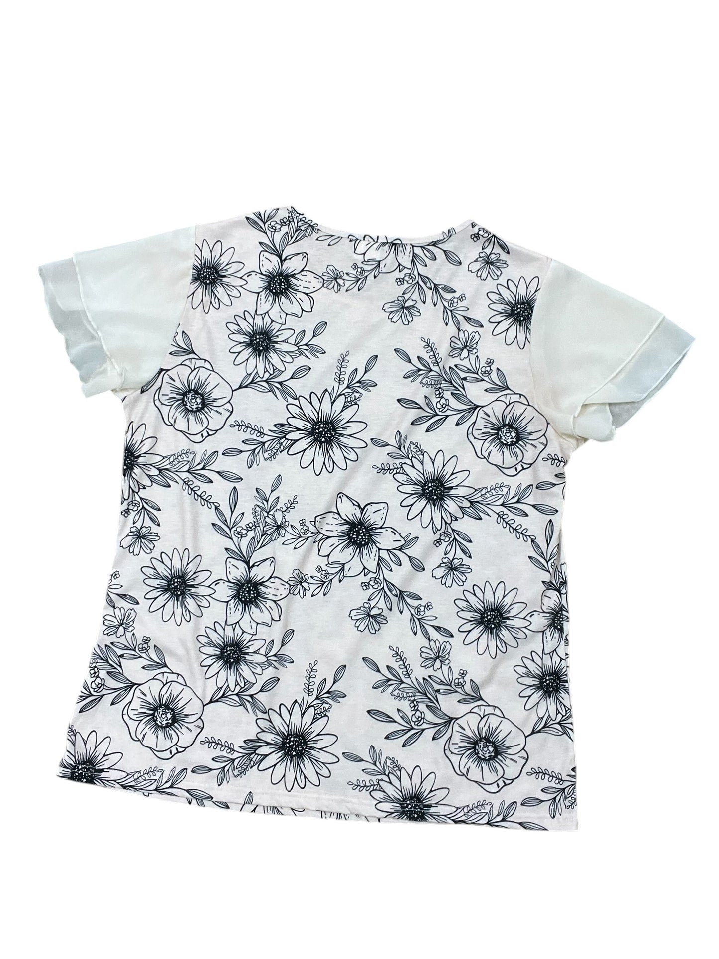 Top Ss By Clothes Mentor In Cream, Size:L