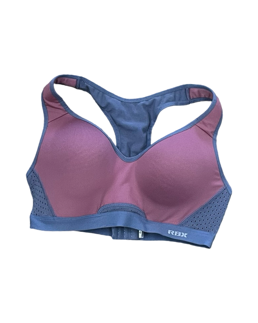 Athletic Bra By Rbx In Blue & Pink, Size:L