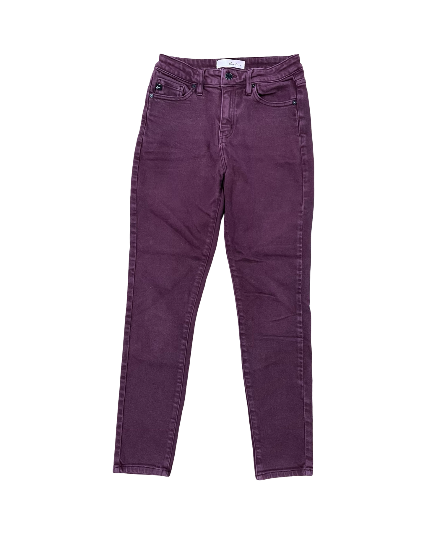 Jeans Skinny By Kancan In Maroon, Size:4