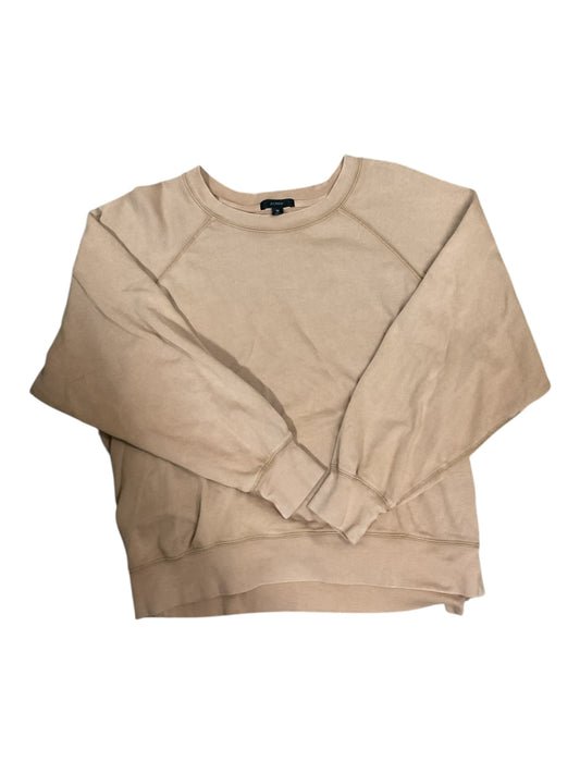Sweatshirt Crewneck By J. Crew In Beige, Size:M