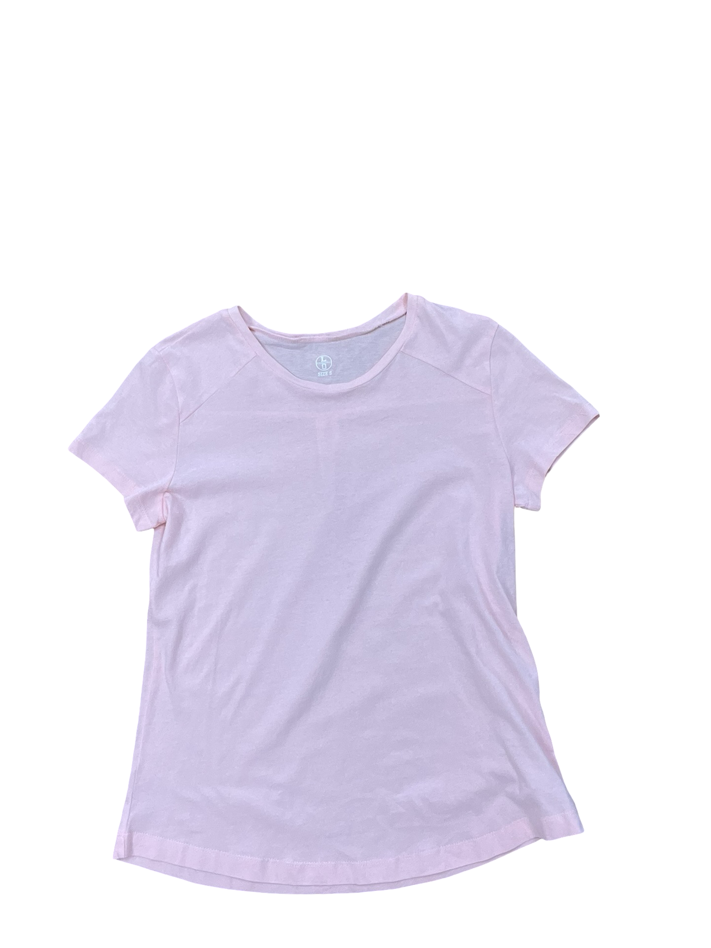 Top Ss Basic By Clothes Mentor In Pink, Size:S