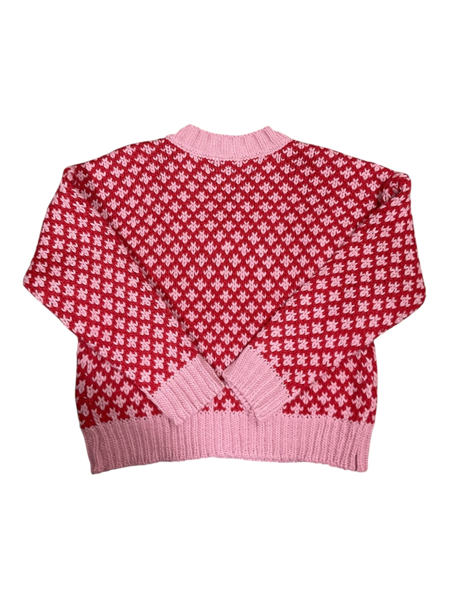 Sweater By New In In Pink & Red, Size:M
