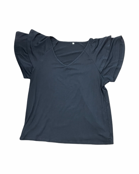 Top Ss By Clothes Mentor In Black, Size:Xl