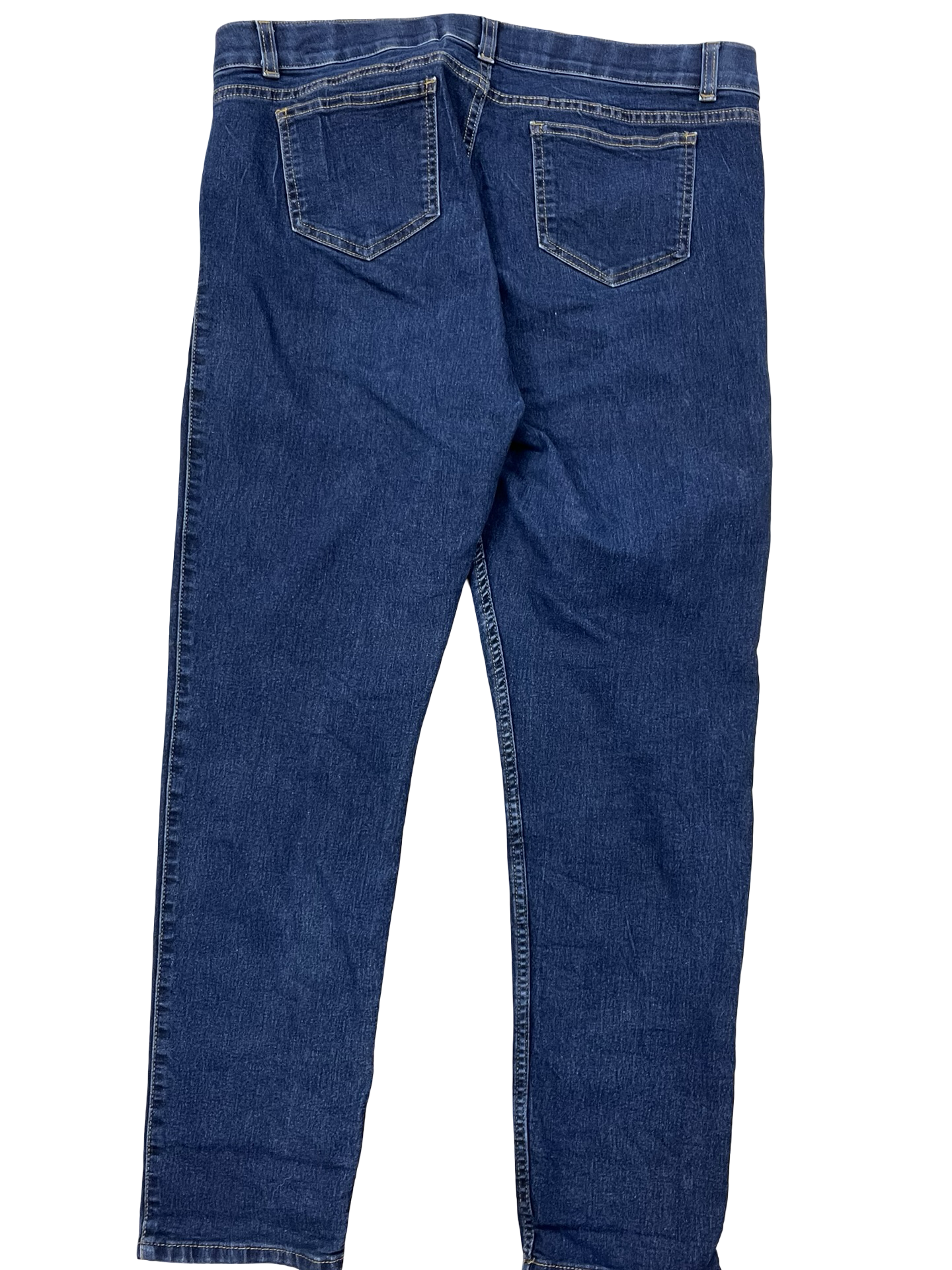Jeans Boot Cut By Rafaella In Blue Denim, Size:16