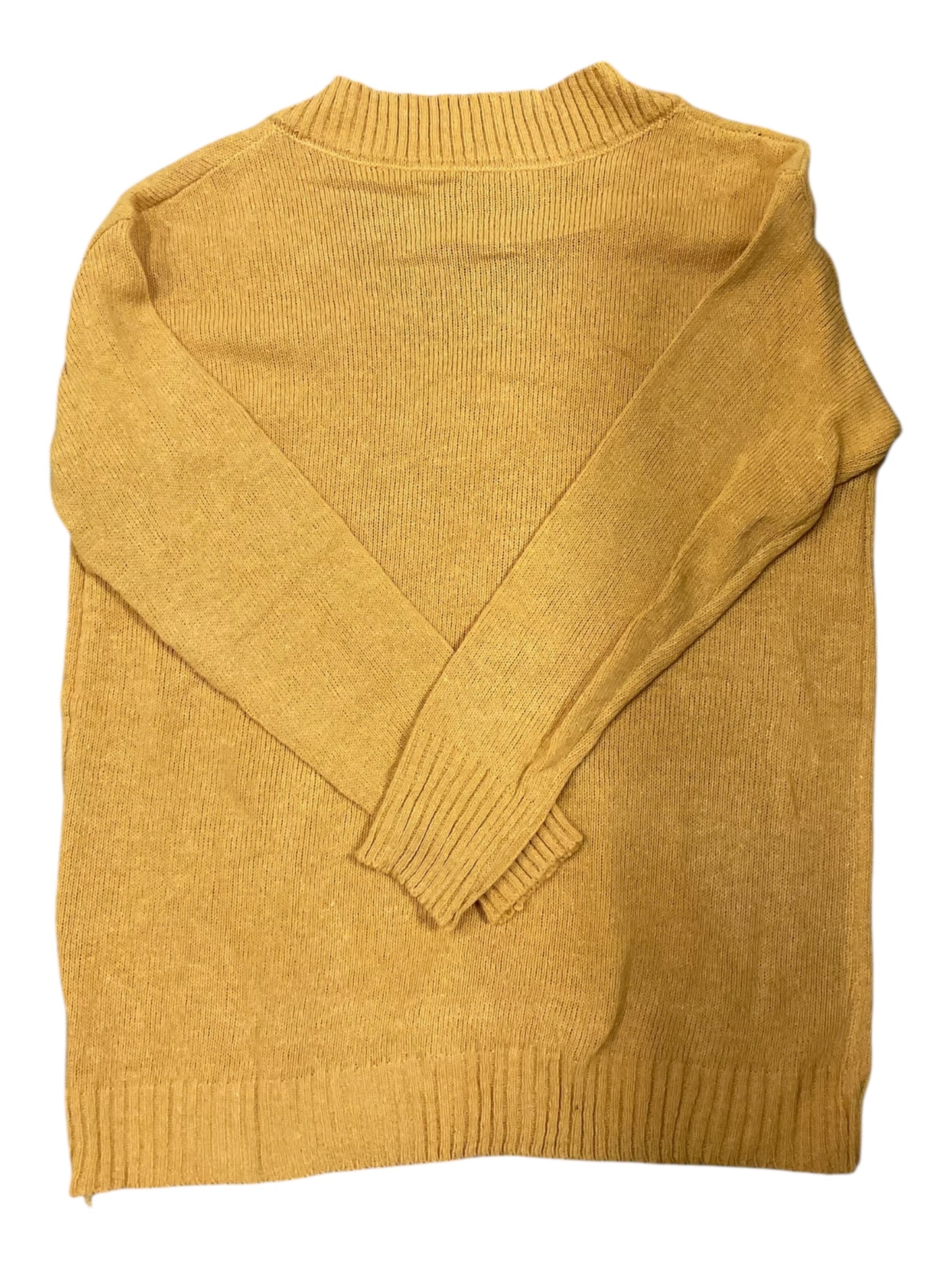 Sweater By Clothes Mentor In Gold, Size:Xl
