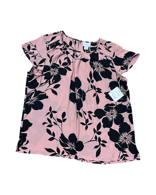 Top Ss By Liz Claiborne In Orange, Size:Xl