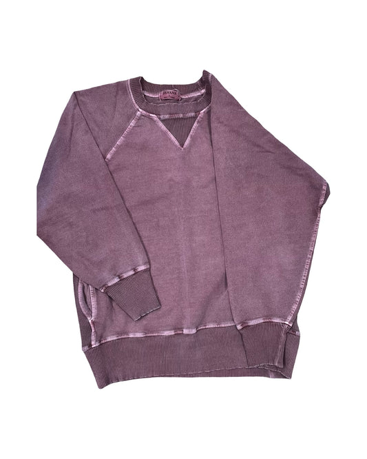 Sweatshirt Crewneck By Zenana In Pink, Size:L