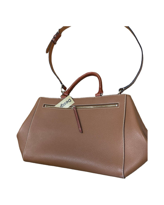 Handbag Designer By Dooney And Bourke In Brown, Size:Large