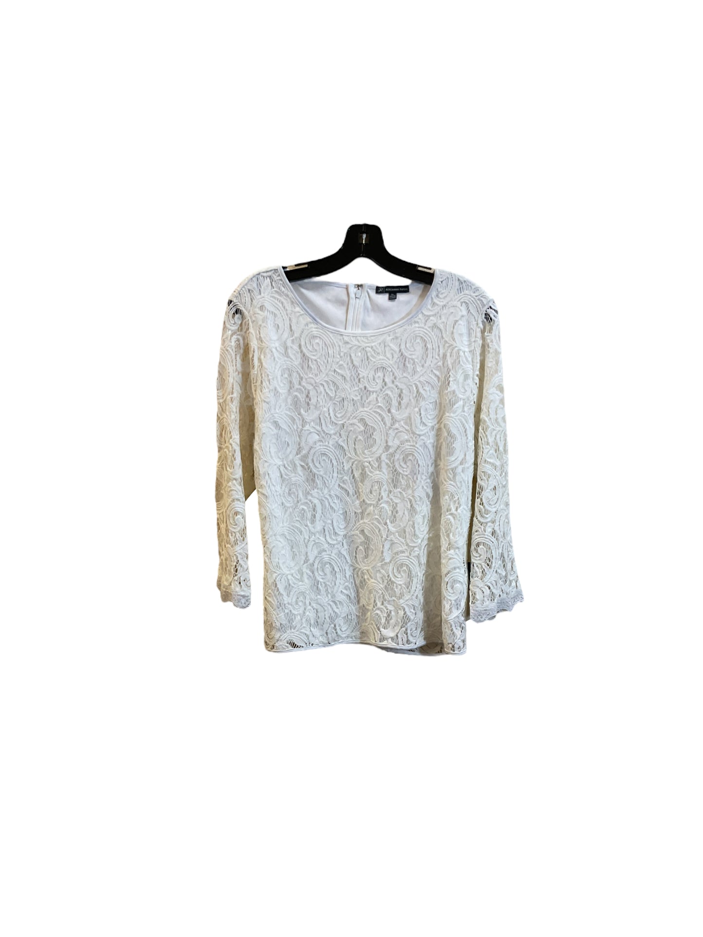 Top 3/4 Sleeve By Adrianna Papell  Size: Xl