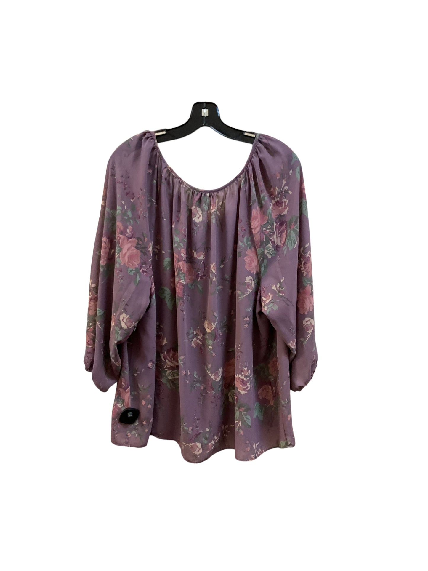 Top Long Sleeve By Chaps  Size: 3x
