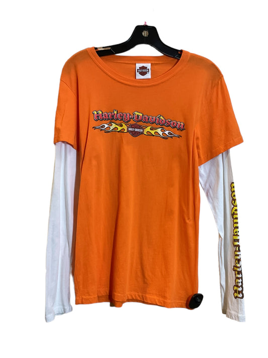 Top Long Sleeve By Harley Davidson  Size: L