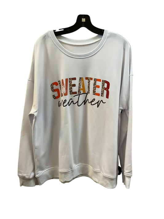 Sweatshirt Crewneck By Clothes Mentor  Size: 2x