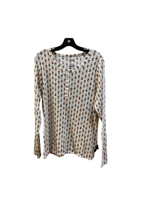 Top Long Sleeve By Sonoma  Size: 1x