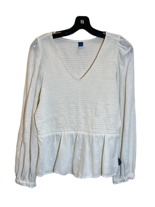 Top Long Sleeve By Old Navy  Size: L